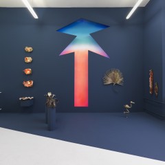 Installation „under palm trees“ , Kunstakademie Düsseldorf, 700 x 1800 x 300 cm, 2015