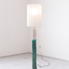 lamps, ceramic and plastic, 160 x 30 x 30 cm, 2013